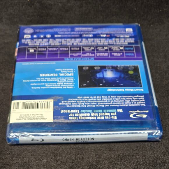 Chain Reaction Blu-Ray Disc Beyond High Definition New Movie Keanu Reeves 20th - Picture 2 of 4